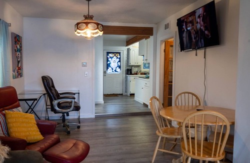 Alto House | Campau Lake 3 Cottages Sunny Days and Sunshine Tiki game house