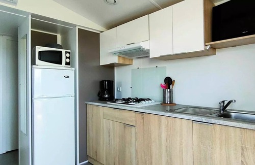 Saint-Mitre-les-Remparts House | Camping Félix de la bastide * - Mobile Home California. Standard 3 rooms 4 people Air-conditioned