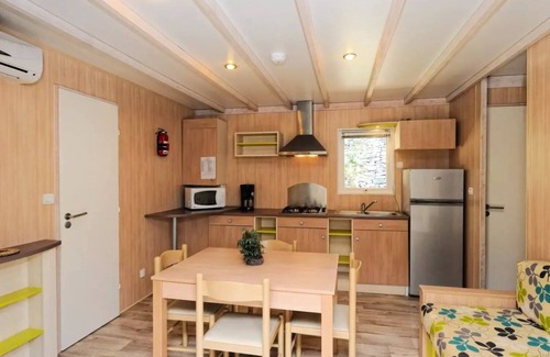 Bonifacio Ski Chalet | Camping Campo Di Liccia* - 4-room air-conditioned chalet 4/6 people
