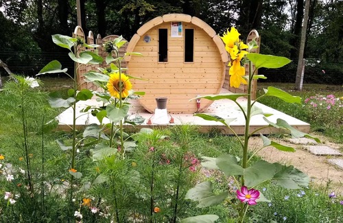 Priziac House | Camping Ecologique le Lac O Fées * - VIVIANE Mobilhome confort 31m2 1chambre + salon 2 personnes