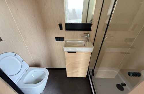 Zonnemaire Ski Chalet | Camping Hofstede Zonnevliet - Tiny house