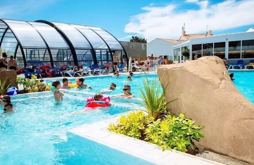 Jard-sur-Mer House | Camping L'Océano d'Or* - Carribbean TV mobile home 3 rooms 4/5 people
