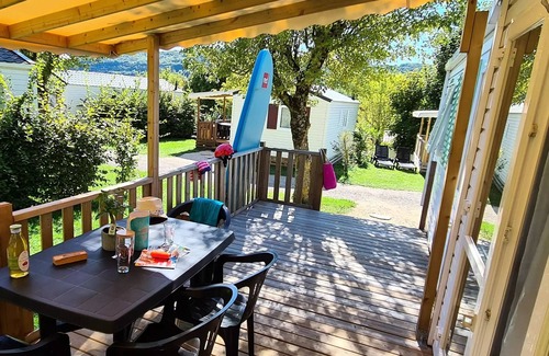Severac-d'Aveyron House | Camping les Calquieres* - Mobile Home Twinny 4 rooms 6 people Air-conditioned