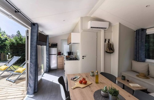 Ars-en-Re House | Camping Romanée Le Campiotel des Dunes * - Mobile home PREMIUM - 2 bedrooms - 2 bathrooms - 4 person master suite