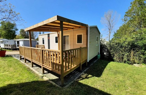 Plouezoch House | Campsite La Baie de Terenez * - Lodge CONFORT TERENEZ 2020 TV - 2 bedrooms 28M2 4 people