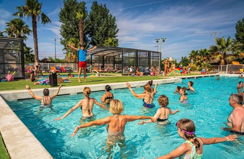 Serignan-Plage House | Campsite Le Clos Virgile* - Mobil Home Dune TV Clim Plancha 4 Rooms 6 people