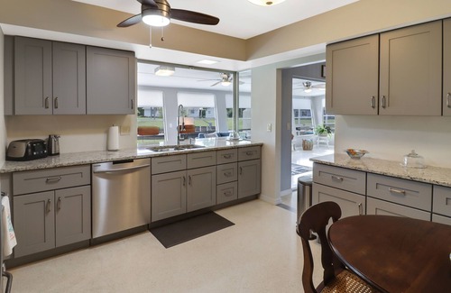 Englewood South House | Canal Home to Gulf Completely Renovated, Large Pool, come to Serenity Retreat!