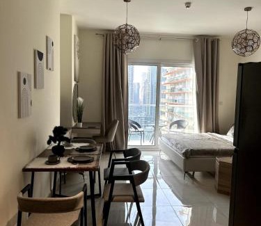 Madinat Zayed Apartment | Canal View Studio in AG Tower