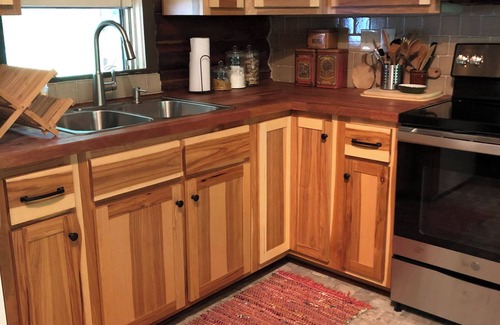 Burnsville Cabin | Cane River Cabin direct river front 3 bedroom 2 bath cabin.