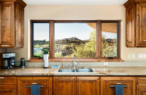 Cow Track Estates House | Carefree Crest: Jaw Dropping VIEWS, Pool, 2 Casitas, Outdoor Living!