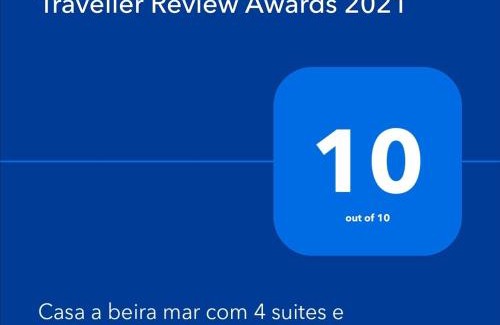 Ipojuca House | Casa a beira mar com 4 suites e muito conforto