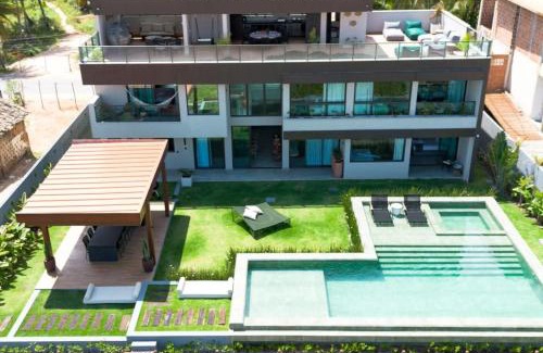 Barreira do Boqueirao House | Casa Akumal, Pé na areia, 6 suítes vista mar