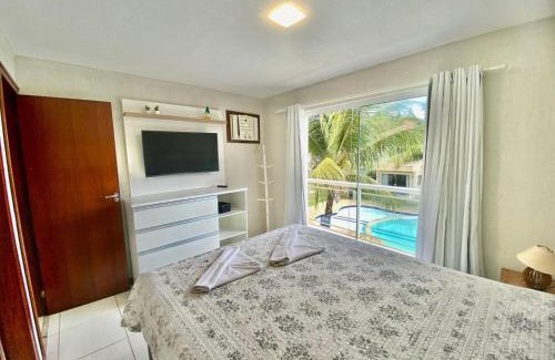 Ossos Apartment | Casa com piscina em condomínio na Rasa