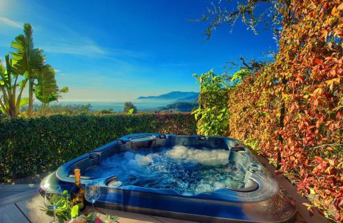 Bordighera House | Casa con 2 camere da letto,piscina jacuzzi AC wifi e bici elettriche