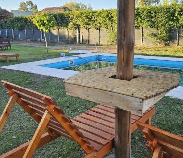 San Rafael House | Casa con pileta privada en complejo de cabañas CABLE A TIERRA Syrah San Rafael