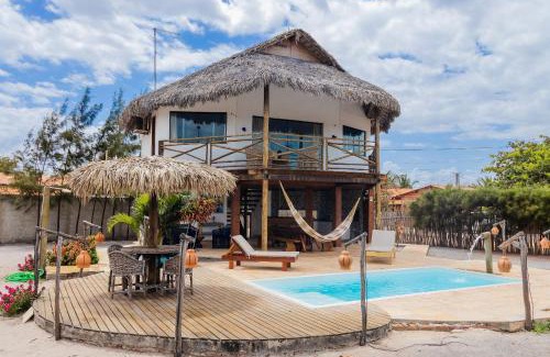 Barra Grande Ski Chalet | Casa de Sal - Barra Grande (Piscina, lounge e churrasqueira)