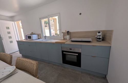 Viggianello House | Casa Orizonte, Villa, Viggianello Heights, View on the Valinco gulf