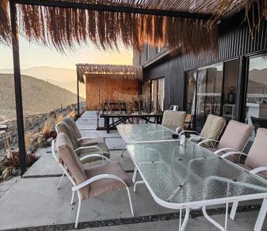 El Molle House | Casa Puclaro, terraza panorámica Valle del Elqui
