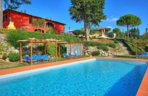 Certaldo Apartment | Casa Rossa 7 - Apartment with swimming pool