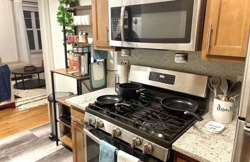 DeBaliviere Place Apartment | Central & Equipped Homey Oasis! Bordering forest park