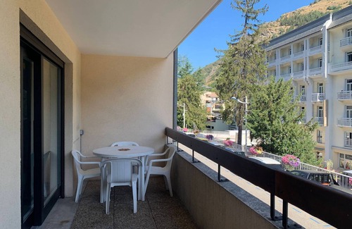 Brides-les-Bains Apartment | Central Studio with Balcony, Near Thermal Park