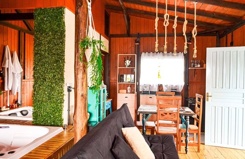 Palhoca Ski Chalet | Chalé romântico em Praia do Mar Aberto, Palhoça/SC