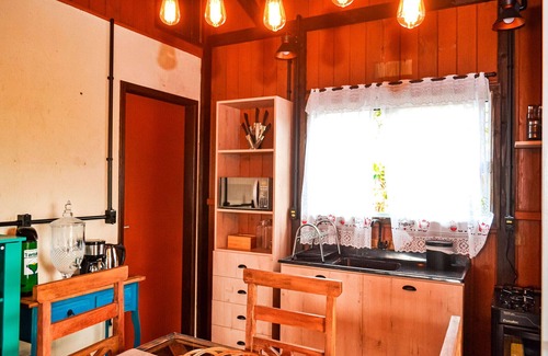 Palhoca Ski Chalet | Chalé romântico em Praia do Mar Aberto, Palhoça/SC