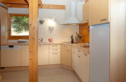 La Feclaz Ski Chalet | Chalet '331 - Village Nordique' with Mountain View, Shared Pool and Private Terrace