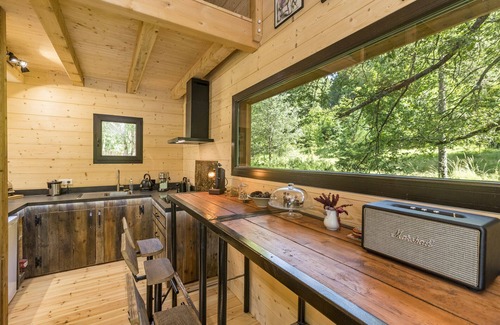 Taintrux Ski Chalet | Chalet au bord de l'eau en pleine nature près de la montagne et de l'Alsace