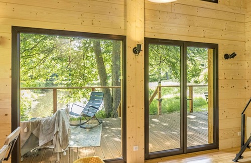 Taintrux Ski Chalet | Chalet au bord de l'eau en pleine nature près de la montagne et de l'Alsace