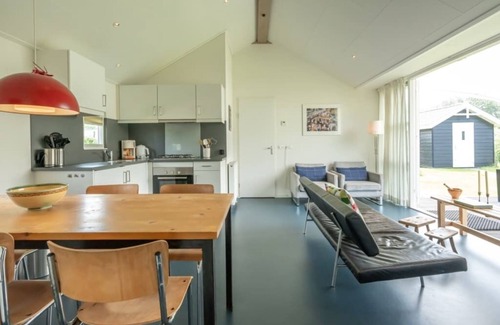 Westenschouwen House | Chalet Aurora; elegantly and comfortably furnished, including a wood-burning stove!