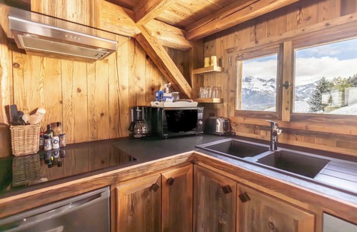 Combloux Ski Chalet | Chalet 'Mazot De Warens' with Mountain View, Private Terrace and Private Garden