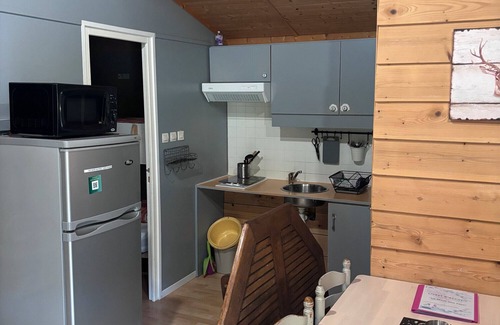 Roquefeuil Ski Chalet | Chalet 'Montana Pmr 4 Pers' with Shared Terrace and Wi-Fi