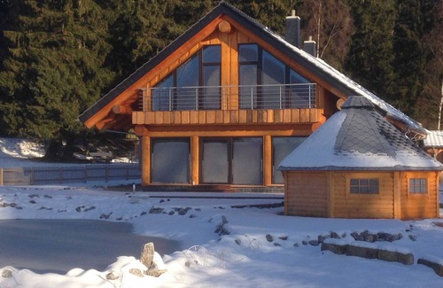 Tanne House | Chalet Panorama - Natural log cabins Zum Brockenbäcker