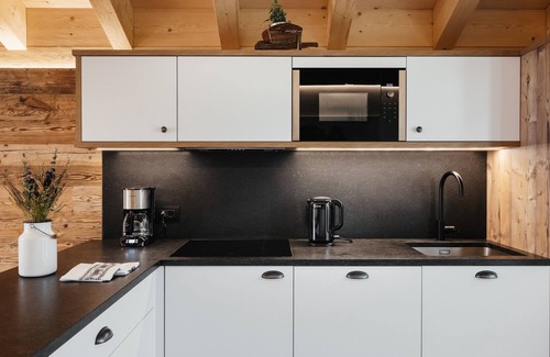 San Martino in Badia Ski Chalet | Chalet Rich App. Milandura, with mountain view, balcony, private garden