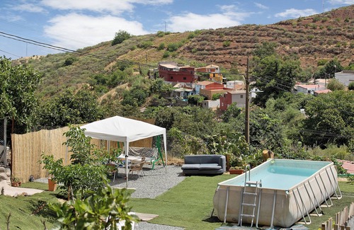 Vega de San Mateo Ski Chalet | Chalet "Vv Rural Finca Ecocielo" with Sea View, Private Pool & Wi-Fi
