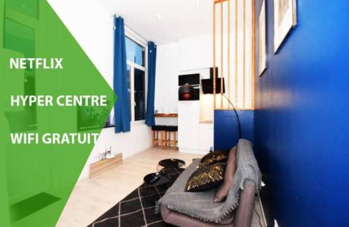 Valenciennes Apartment | CHARMANT APPART - HYPER CENTRE - TRAMWAY - FREE WIFI - leRelaisdOdile4