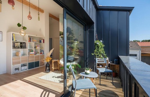 Begles House | Charmante chambre privative avec espace de travail