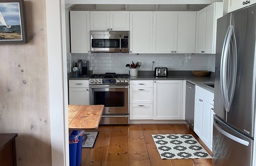 Shawkemo Cottage | Charming 2 bedroom, 2 bath home with water views and steps to private beach