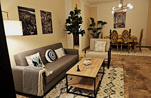 Blat Apartment | Charming 2-bedroom apartment in Blat Byblos with kitchen, living, dining, TV, AC