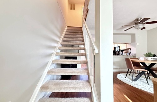 Nottingham House | Charming 2-bedroom townhome with WiFi, AC in peaceful White Marsh
