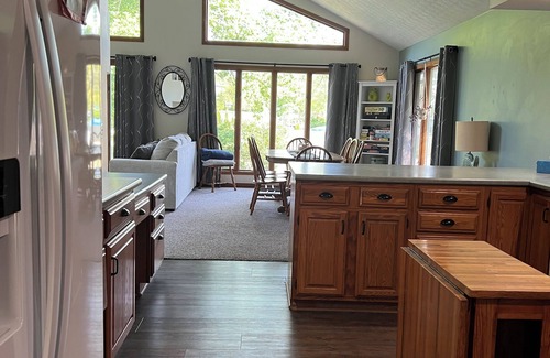 Enchanted Hills House | Charming 3-bedroom house with private dock lot on beautiful Wawasee Lake.
