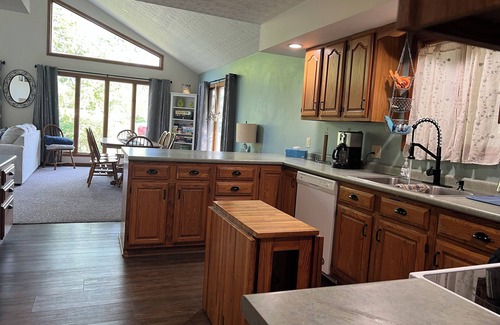 Enchanted Hills House | Charming 3-bedroom house with private dock lot on beautiful Wawasee Lake.