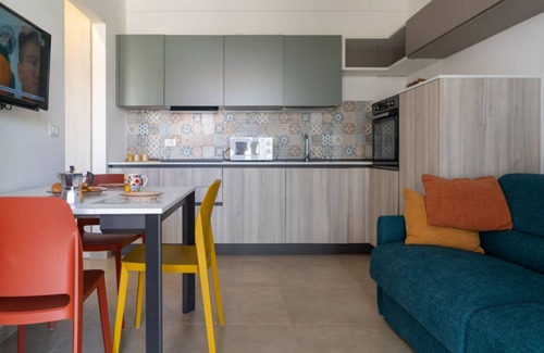 Pachino Apartment | Charming 40 sqm seaview apartment, able to accommodate up to 4 people, located inside the renowned Borgo 84 residence, equipped with swimming pool and cycle path. The property is located just 3 km from the center of Marzamemi, one of the most fascinating