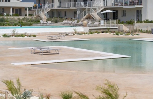 Pachino Apartment | Charming 40 sqm seaview apartment, able to accommodate up to 4 people, located inside the renowned Borgo 84 residence, equipped with swimming pool and cycle path. The property is located just 3 km from the center of Marzamemi, one of the most fascinating