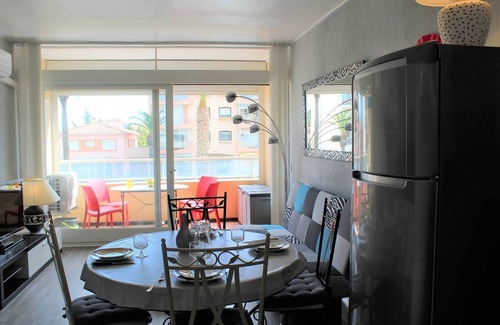 Saint-Cyprien Plage Apartment | Charming air-conditioned one-bedroom flat near the beach, shops and entertainment - 4ALB24