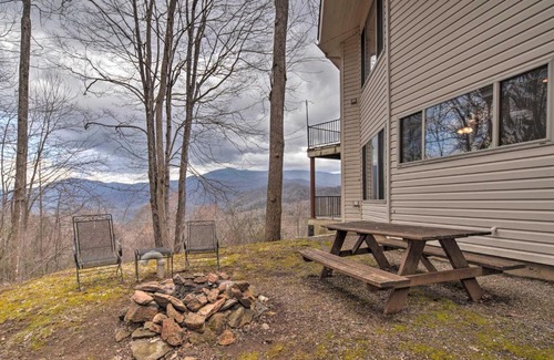 Burnsville Apartment | Charming Burnsville Apt with Mountain Views and Deck!