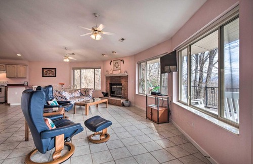 Burnsville Apartment | Charming Burnsville Apt with Mountain Views and Deck!
