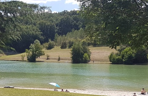 Molieres House | Charming Cottage with great views near swimming lake with beach & nature setting