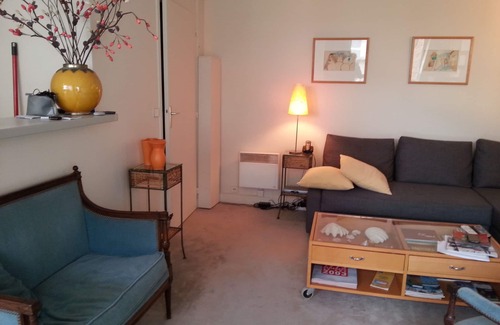 Parc-de-Montsouris Apartment | charming duplex 54m2 near montparnasse. quiet, bright, living oak parquet